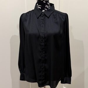 Ann Taylor Women's Black Blouse
